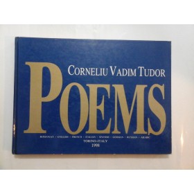   POEMS  -  CORNELIU  VADIM  TUDOR  (Dedicatie, autograf )
